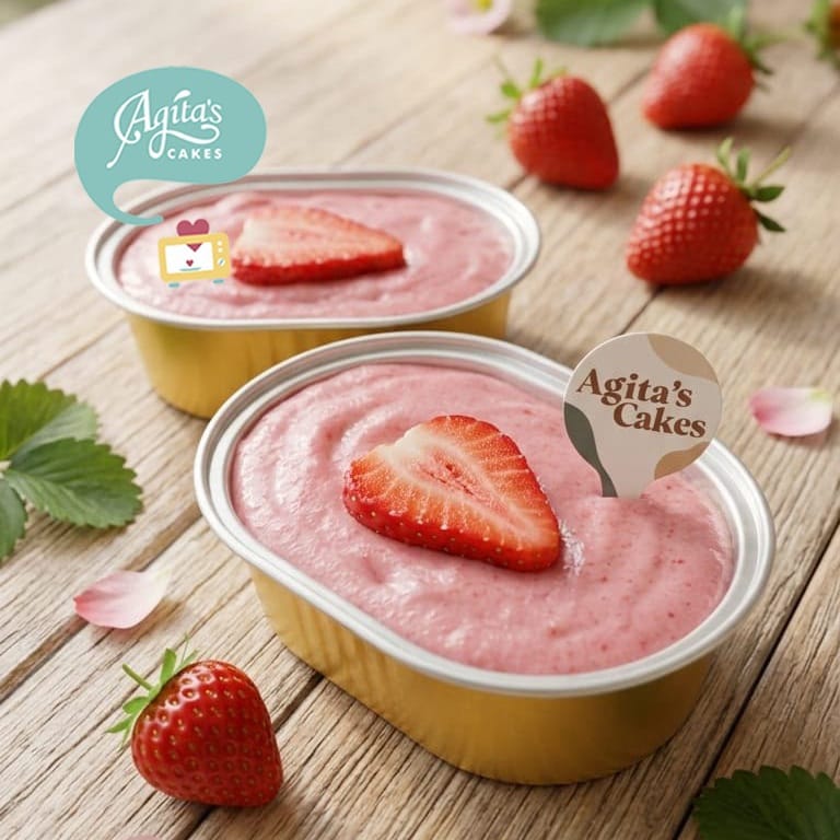 Rice Pudding Strawberry